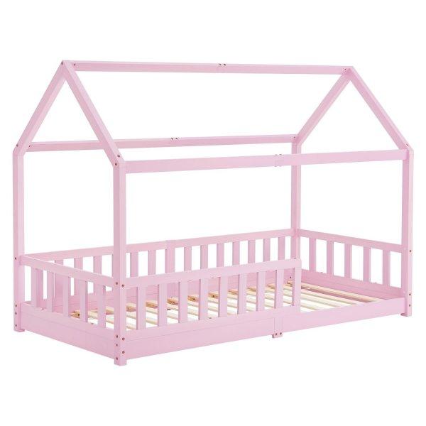 Gyermekágy Marli 90 x 200 cm ágyráccsal, rózsaszín