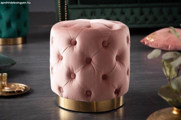 Design puff Rococo 37 cm rózsaszín