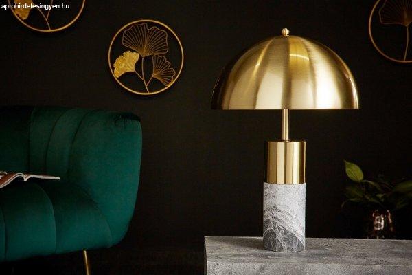 Design asztali lámpa Aamira 52 cm márvány szürke
