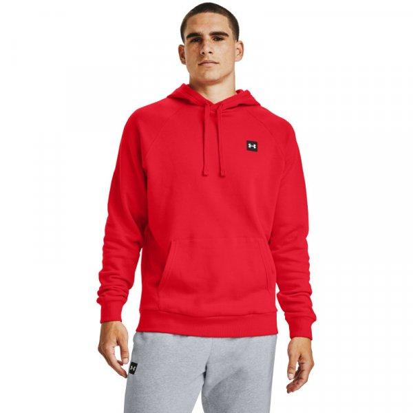 UNDER ARMOUR-UA Rival Fleece Hoodie-RED-1357092-600 Piros L