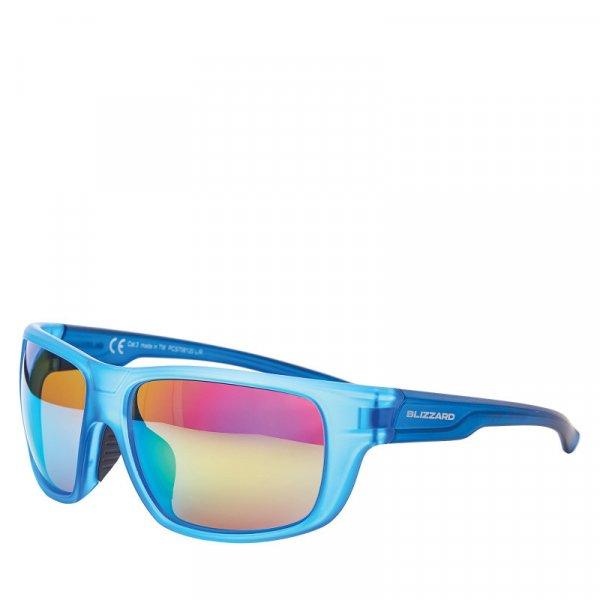 BLIZZARD-Sun glasses PCS708120, rubber trans. light blue , 75-18-140 Kék
75-18-140