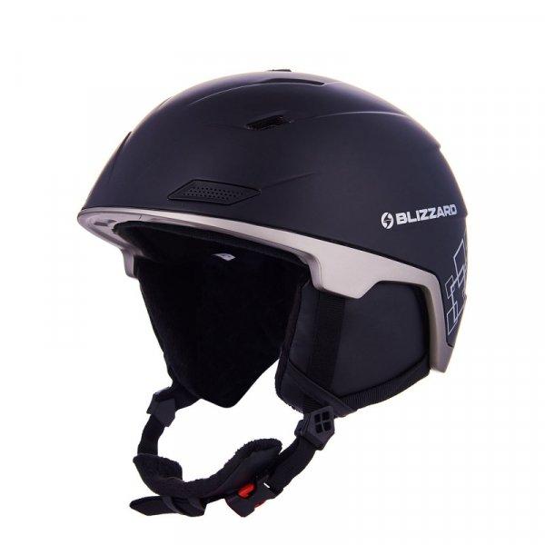 BLIZZARD-Double ski helmet, black matt/gun metal/silver squares Fekete 60/63 cm
20/21
