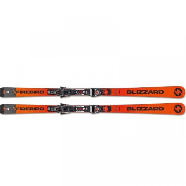 BLIZZARD-FIREBIRD WRC + XCELL 12 DEMO, black/anthracite/orange Narancssárga 180
cm 19/20