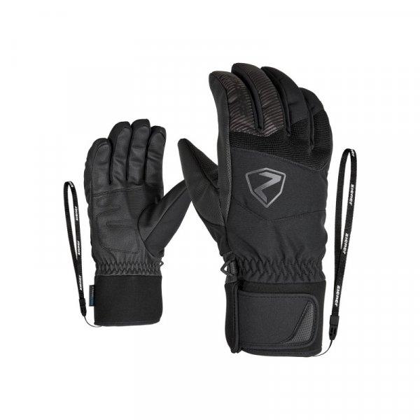 ZIENER-GINX AS(R) AW glove ski alpine Black Fekete 8 2021
