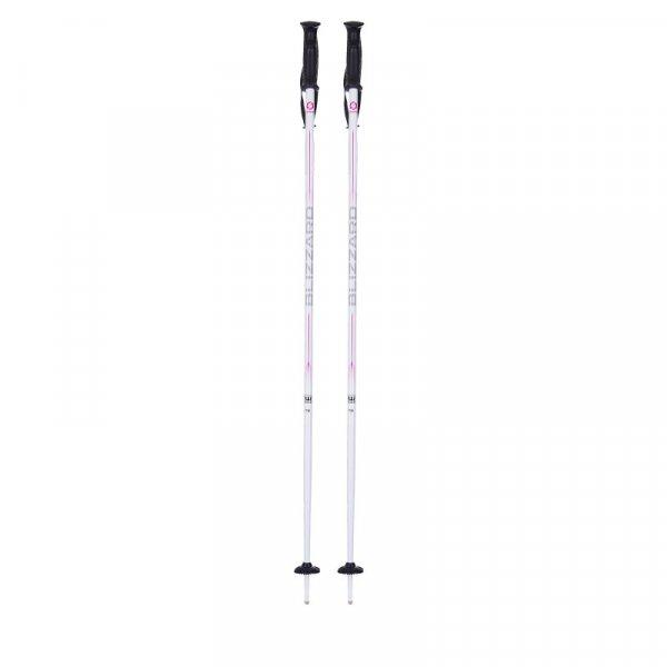 BLIZZARD-Viva Sport ski poles, white/silver/pink Fehér 125 cm 20/21