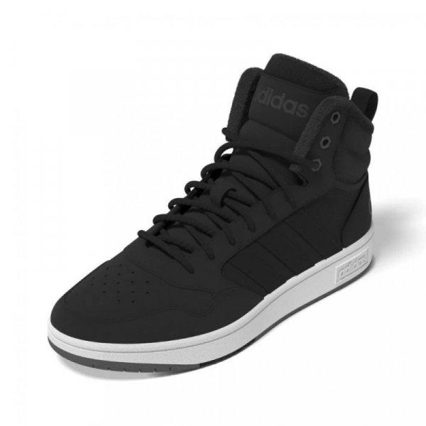 ADIDAS-Hoops 3.0 Mid WTR core black/core black/footwear white Fekete 44
