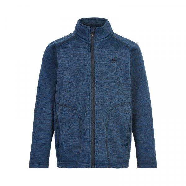 COLOR KIDS-BOYS Fleece jacket, melange,dark blue Kék 110