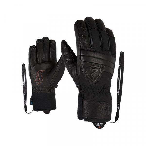 ZIENER-GLOWUS AS(R) AW glove ski alpine Fekete 9