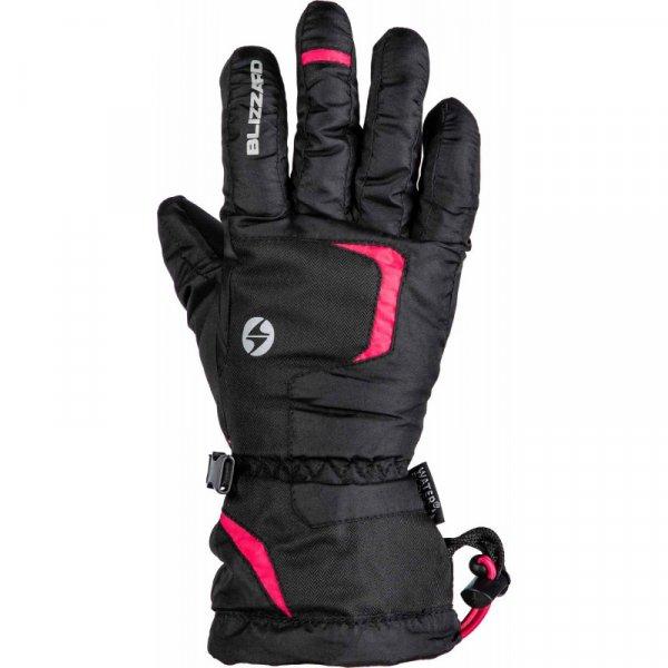 BLIZZARD-Reflex junior ski gloves, black/pink Fekete 5