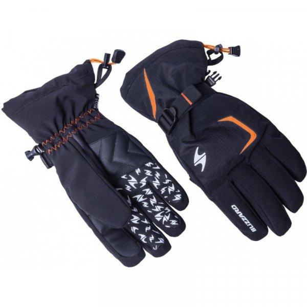 BLIZZARD-Reflex ski gloves, black/orange Fekete 11