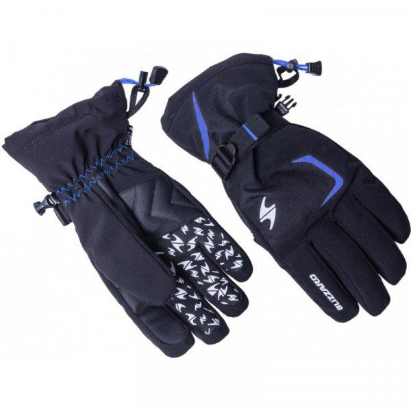 BLIZZARD-Reflex ski gloves, black/blue Fekete 10