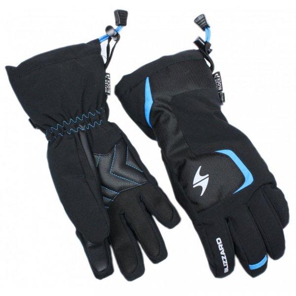 BLIZZARD-Reflex junior ski gloves, black/blue Fekete 6
