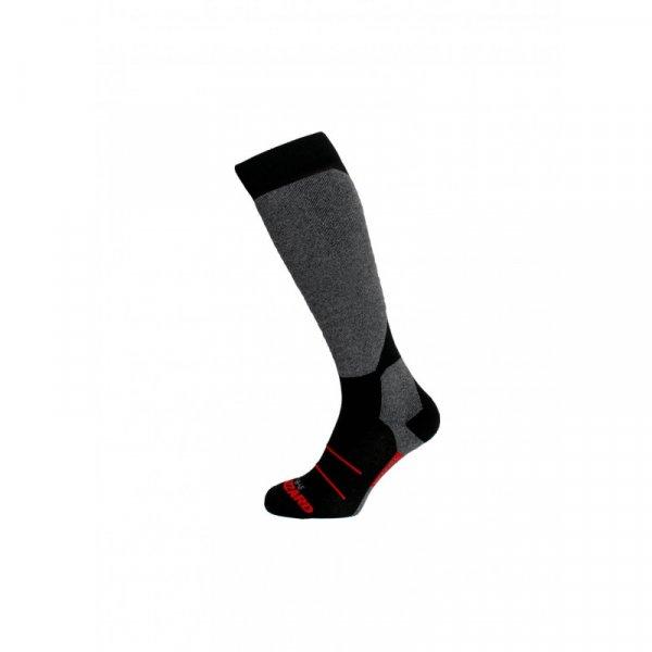 BLIZZARD-Wool Sport ski socks, black/red Fekete 39/42