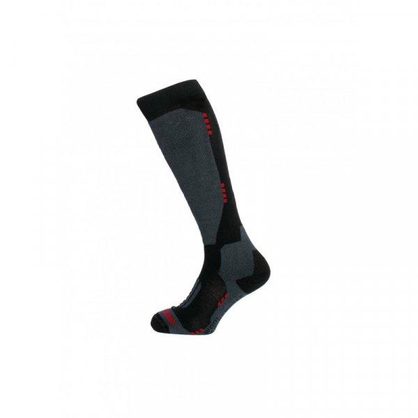 BLIZZARD-Wool Performance ski socks, black/wine red Fekete 39/42
