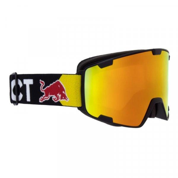 RED BULL SPECT-PARK-017, black, red snow - orange with red mirror, CAT2 Fekete