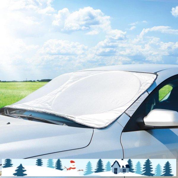 Autós téli-nyári szélvédőtakaró, jegesedésgátló (150 x 70 cm)