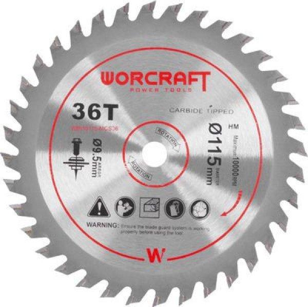 Roller Worcraft CMCS-S20LiB, 115x9,5 mm, 36T, látta