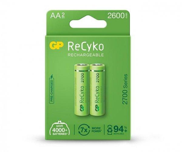 GP ReCyko 2600mAh AA Ni-MH akkumulátor 2db/csomag