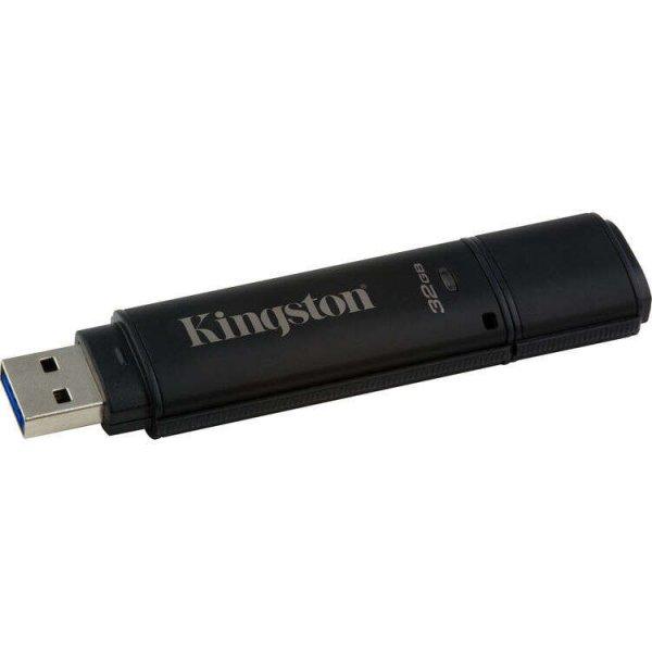 Kingston 32GB DataTraveler 4000 G2 USB3.0 pendrive /256 bit AES, Fips 140-2
Level 3, SafeConsole/
