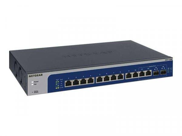 NETGEAR XS512EM-100EUS 12 port 10-Gigabit Multi-GIG Smart menedzselhető switch