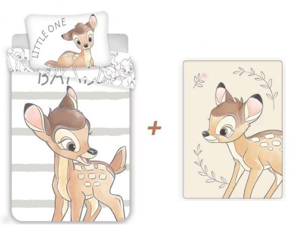 Bambi gyermek ágyneműhuzat + polár takaró