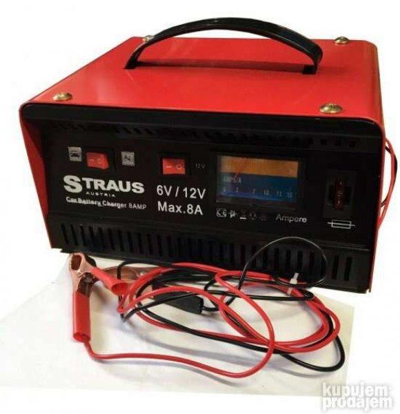 Straus akkumulátor töltő 8A ST/CB-19M 6-12v 10A 100w gépjármű akkumulátor
töltő 6v és 12v