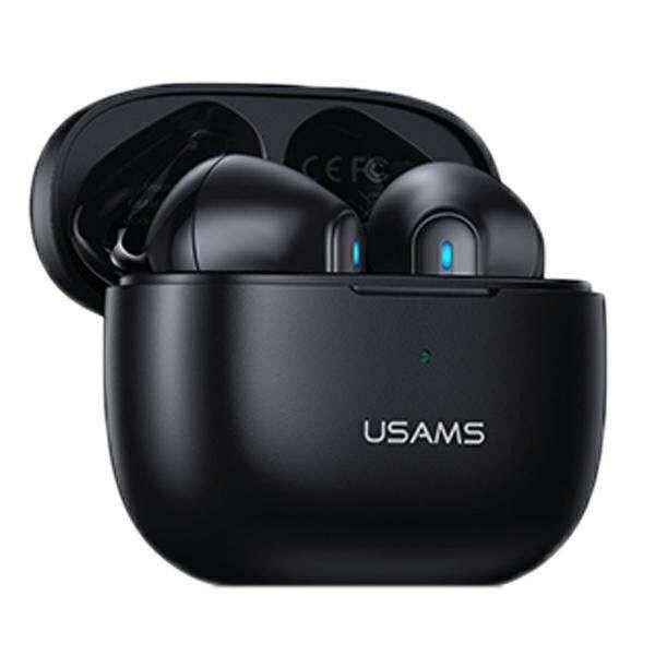 USAMS Bluetooth fülhallgató 5.2 TWS NX10 Series Dual mic vezeték nélküli
fekete BHUNX01