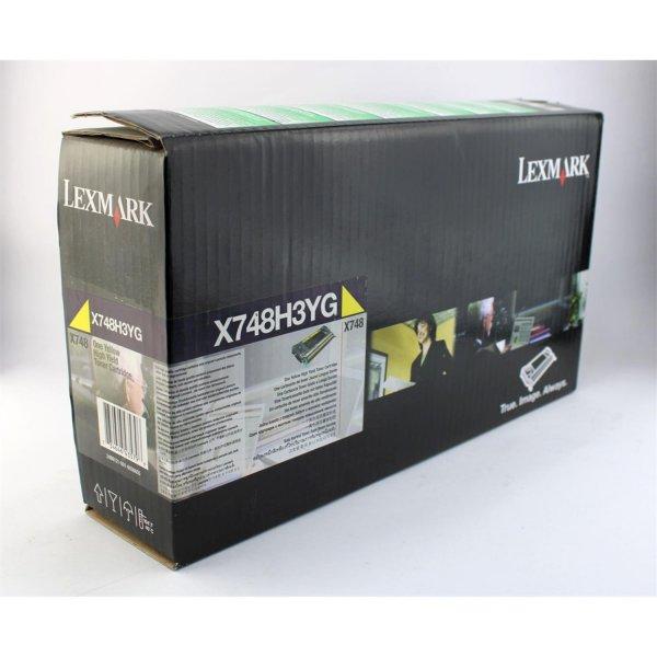 Lexmark X748 toner yellow ORIGINAL 