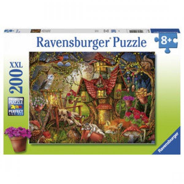 Ravensburger Puzzle 200 db - Erdei házikó