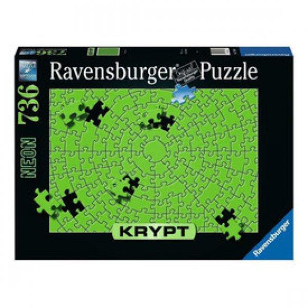 Ravensburger Puzzle 736 db - Krypt Neon zöld