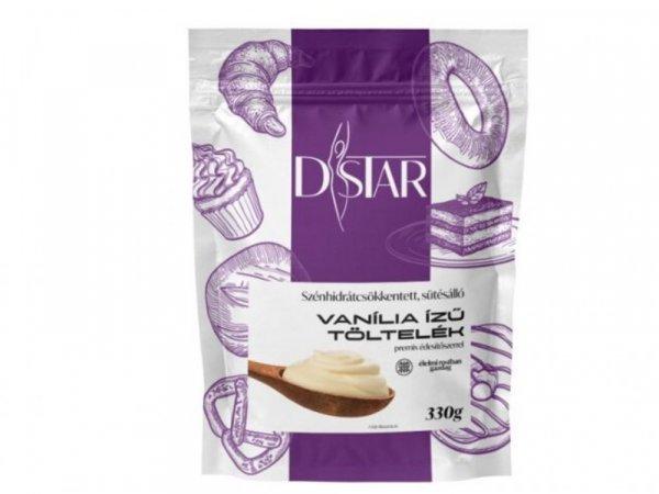 D-Star szénhidrátcsökkentett sütésálló vanília ízű töltelék premix
édesítőszerrel 330 g