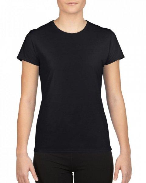 Gildan Női sport póló, fekete