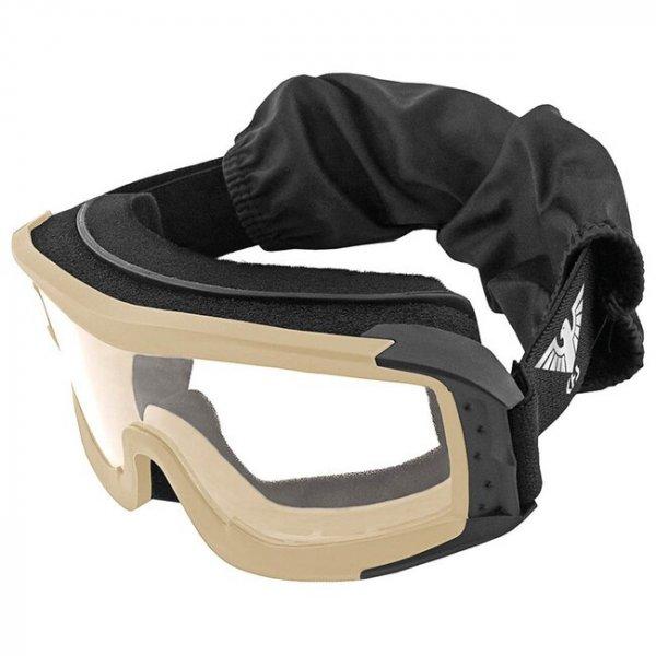 MFH Taktikai védőszemüveg, KHS, khaki színű