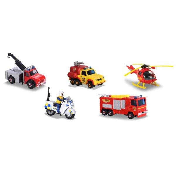 Jada Toys Sam, a tűzoltó 5 darabos járműkészlet