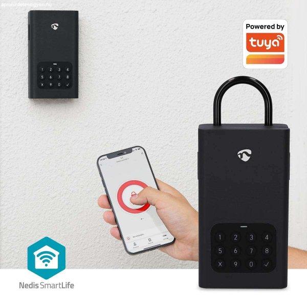 Nedis kulcsszéf, Bluetooth-s smart számzáras széf, TUYA SMART app-pal,
SmartLife kulcstartó doboz Kulcsszéf Billentyűzár Kültéri IP55 távolról
vezérelhető