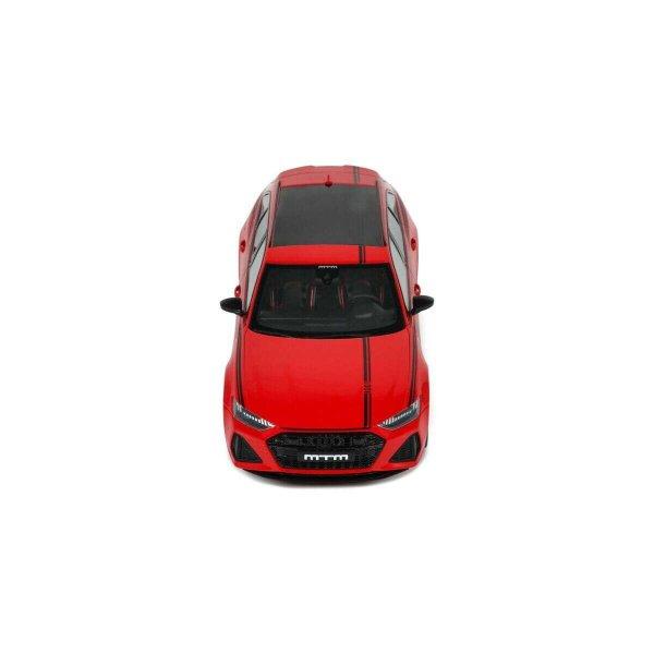 Audi RS 6 (C8) MTM piros 2021 modell autó 1:18