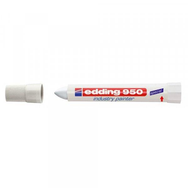 Alkoholos jelölő marker 10mm, kúpos Edding 950 fehér