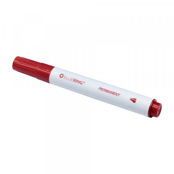 Alkoholos marker 3mm, kerek végű Bluering® piros 5 db/csomag
