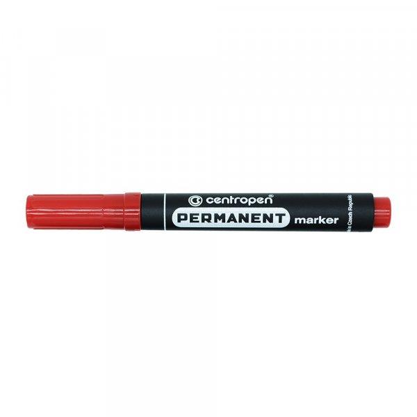 Alkoholos marker 2,5mm, kerek hegyű, Centropen 8566, piros 5 db/csomag
