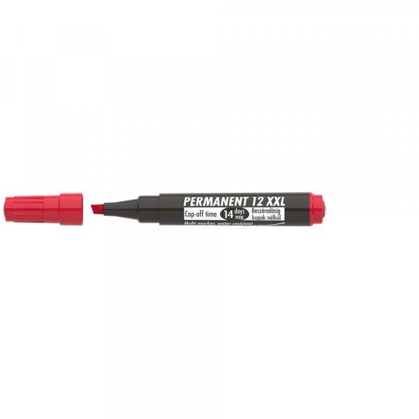 Alkoholos marker 1-4mm, vágott Ico 12XXL piros 2 db/csomag