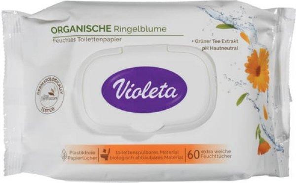 Violeta nedves toalett papír sensitive antiallergén 60 db