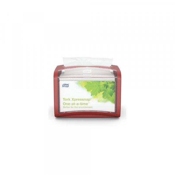 Szalvéta adagoló műanyag asztali Xpressnap® Tork_272612 piros