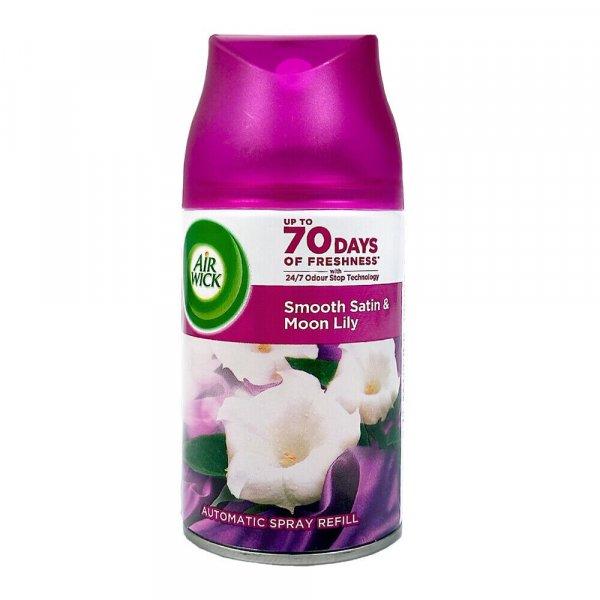 Légfrissítő spray utántöltő 250 ml AirWick Freshmatic Bársonyos Szatén &
liliom