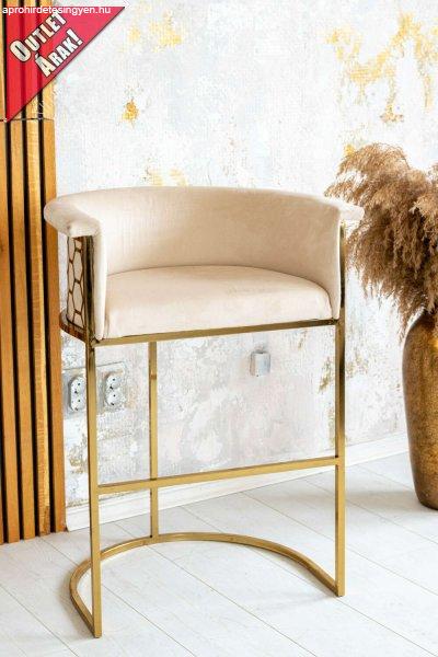 Azrah Exkluziv krém arany szék