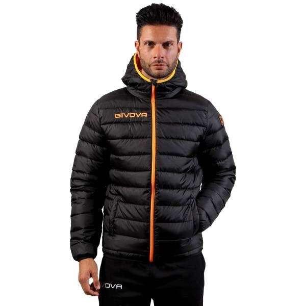 Givova Olanda Unisex kabát fekete-narancs 1028 XL