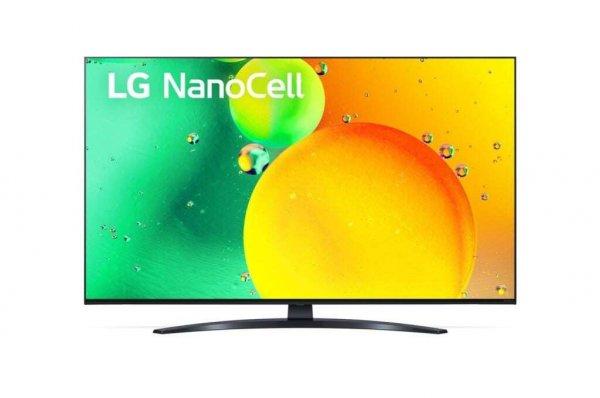 LG 43NANO763QA NanoCell 4K UHD Smart LED televízió, 108 cm, web OS, ThinQ AI,
HDR
