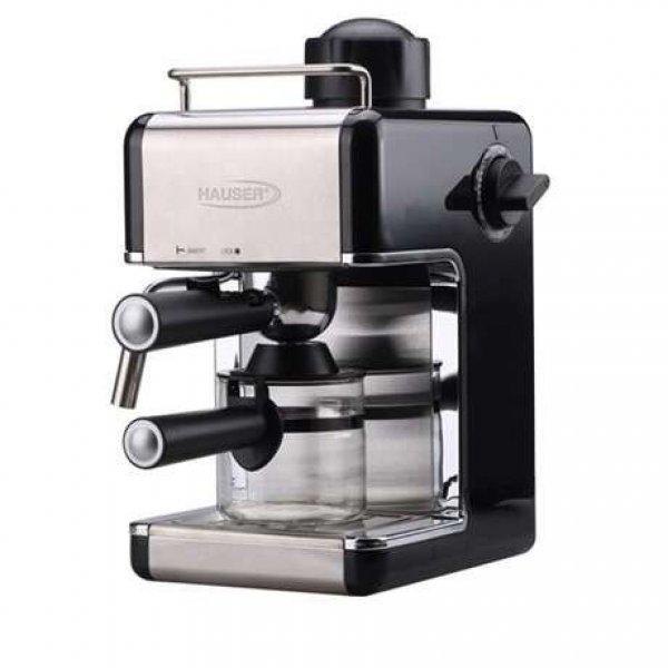 Hauser CE929B Eszpresszó Kávéfőző #fekete-ezüst