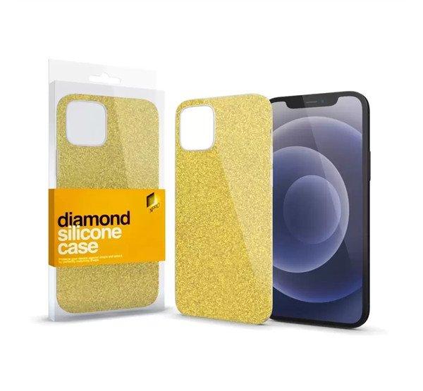 Xprotector Szilikon tok Diamond Apple iPhone 15, Arany