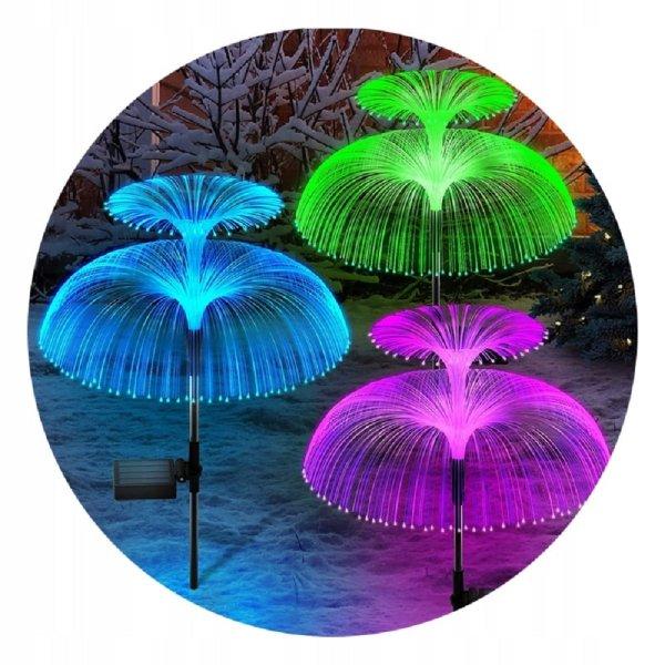 2 db-os napelemes, kültéri leszúrható lámpa szett - RGB
LED medúza alakú kültéri dekor világítás
(BBJ)