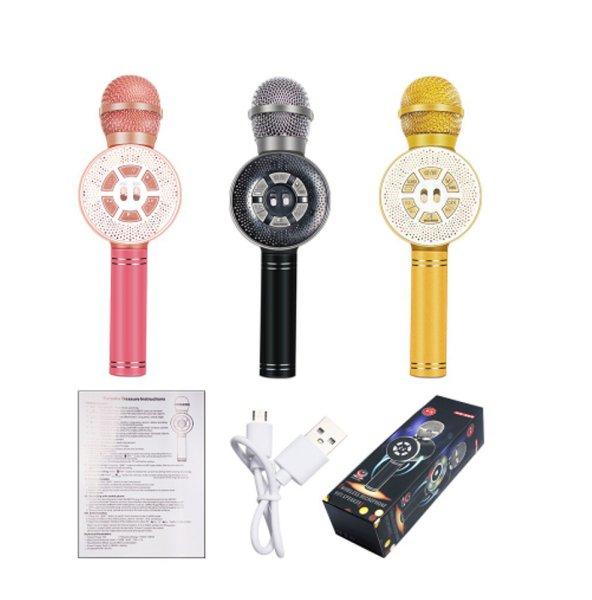 Karaoke mikrofon LED világítással WS-669 (BBJ)